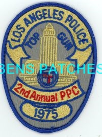 CALIFORNIA,LOS ANGELES POLICE PPC 1975 1 TOP GUN